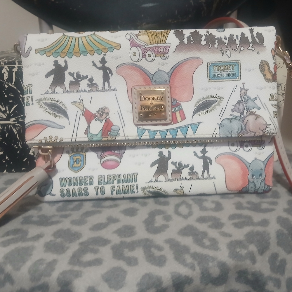 Dooney & Bourke White and Multicolor Women's Bag